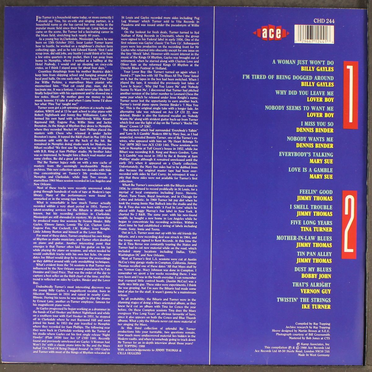 talent scout blues by IKE TURNER