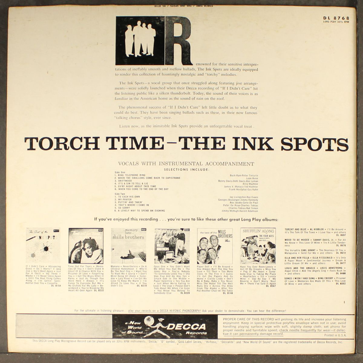 torch time by INK SPOTS