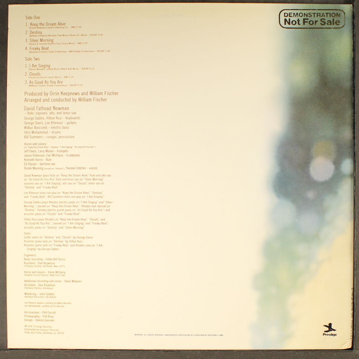 keep the dream alive by DAVID NEWMAN