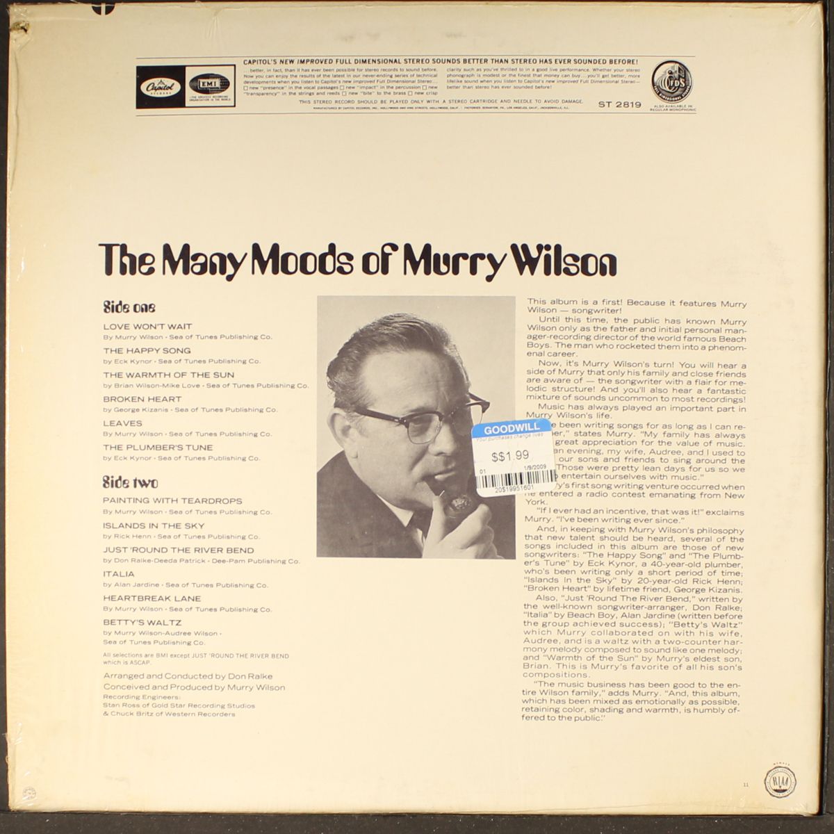 the many moods of by MURRY WILSON
