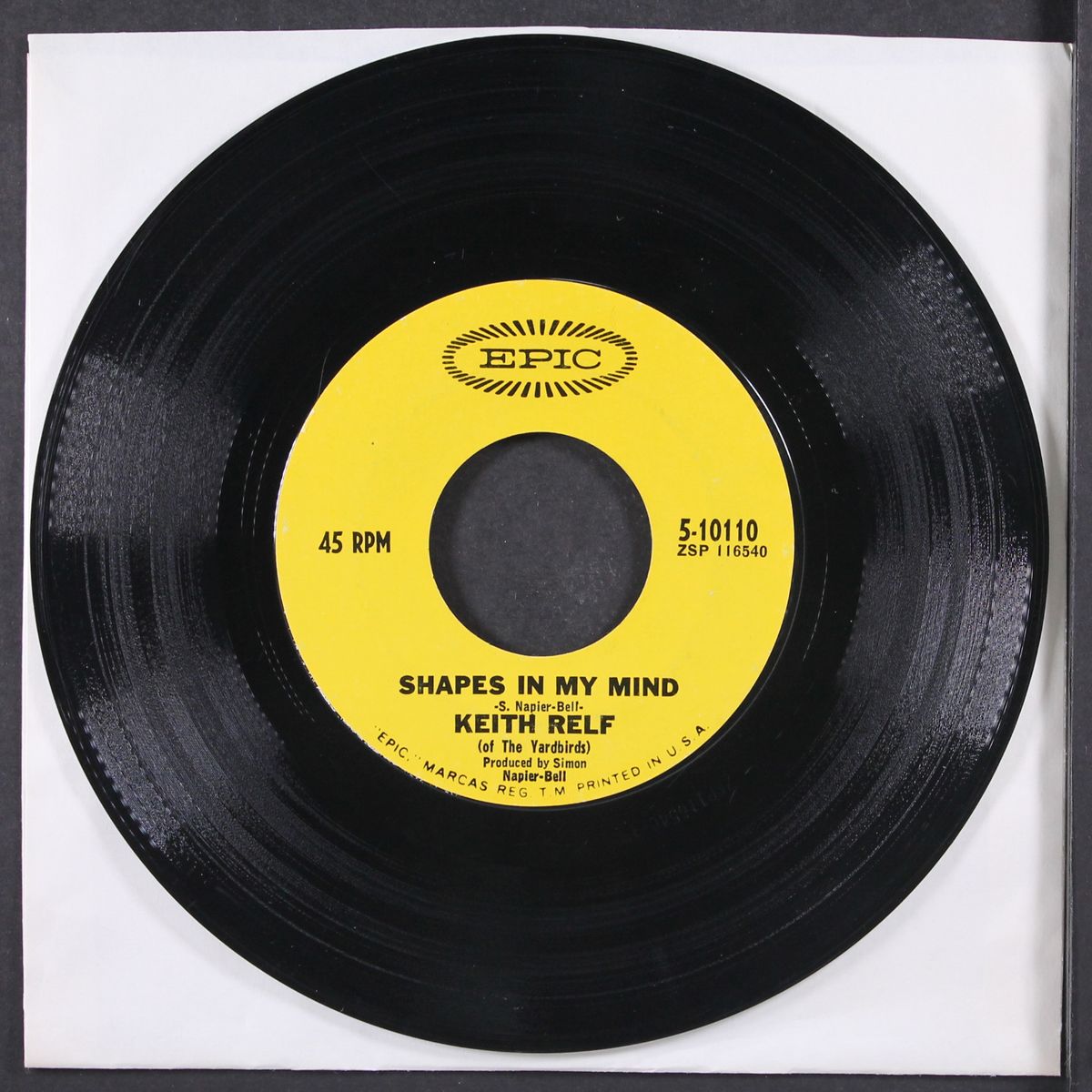 shapes in my mind / blue sands by KEITH RELF