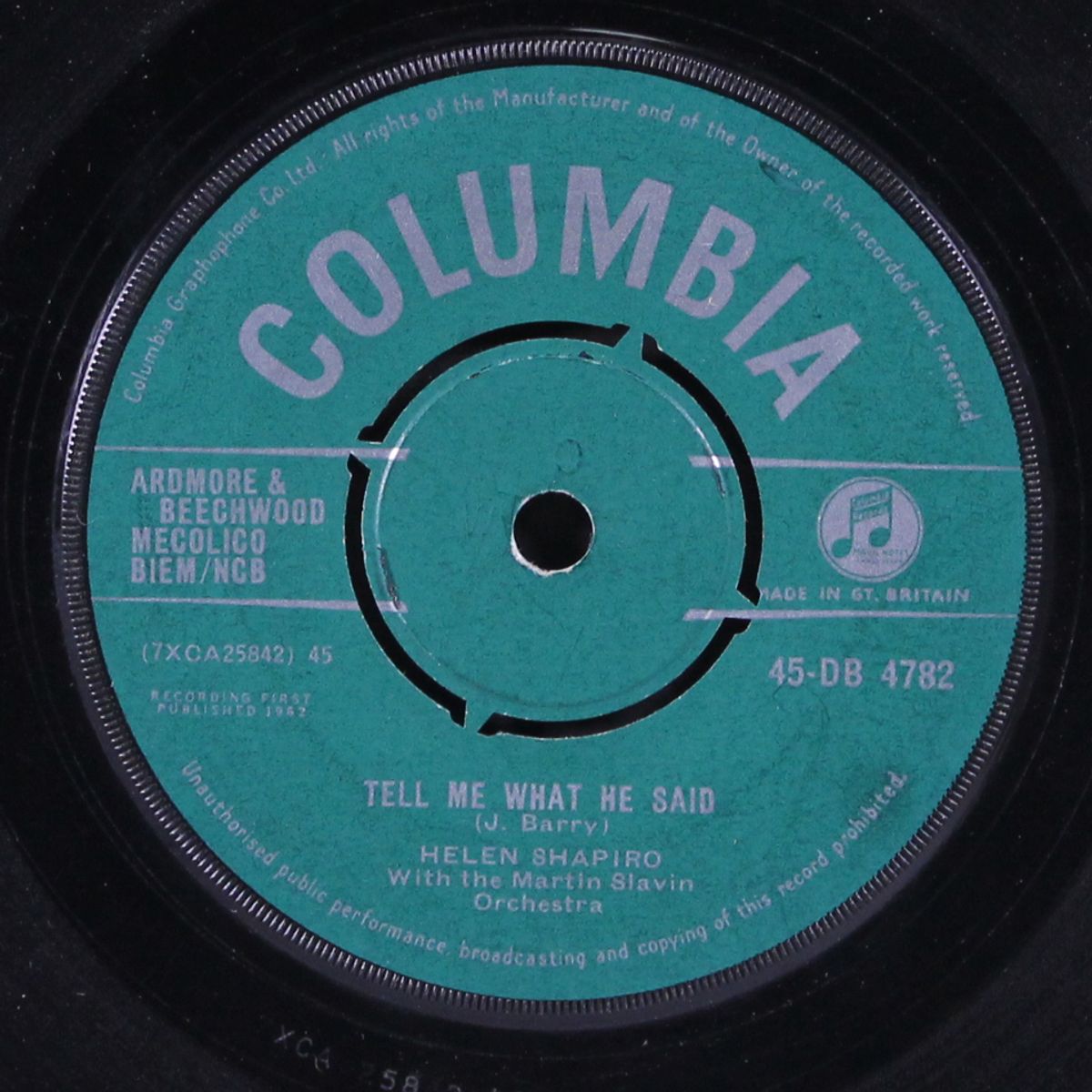 tell me what he said / i apologise by HELEN SHAPIRO