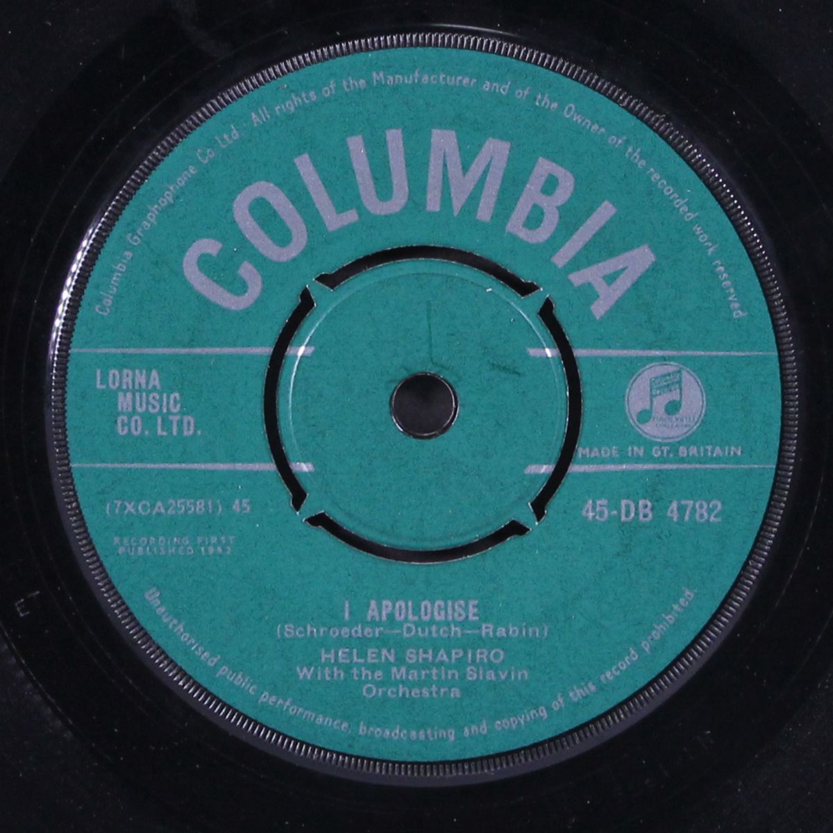 tell me what he said / i apologise by HELEN SHAPIRO