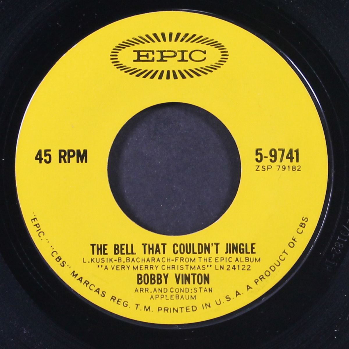 the bell that couldn't jingle / dearest santa by BOBBY VINTON