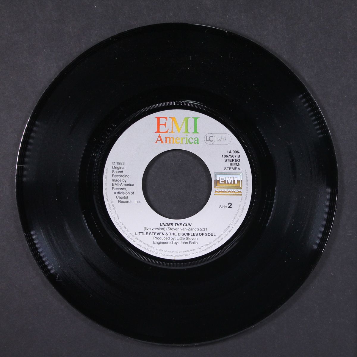 solidarity / under the gun by LITTLE STEVEN