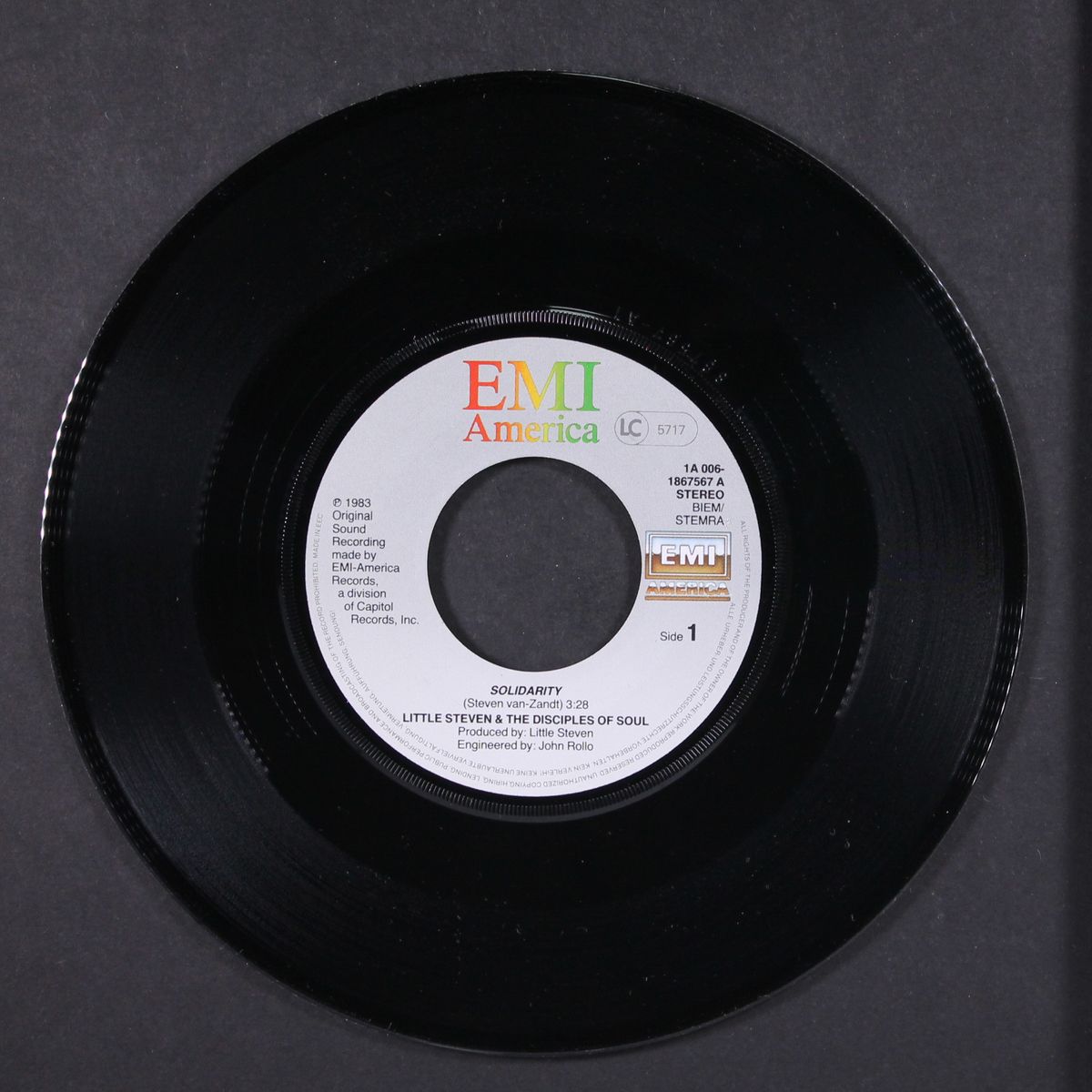solidarity / under the gun by LITTLE STEVEN