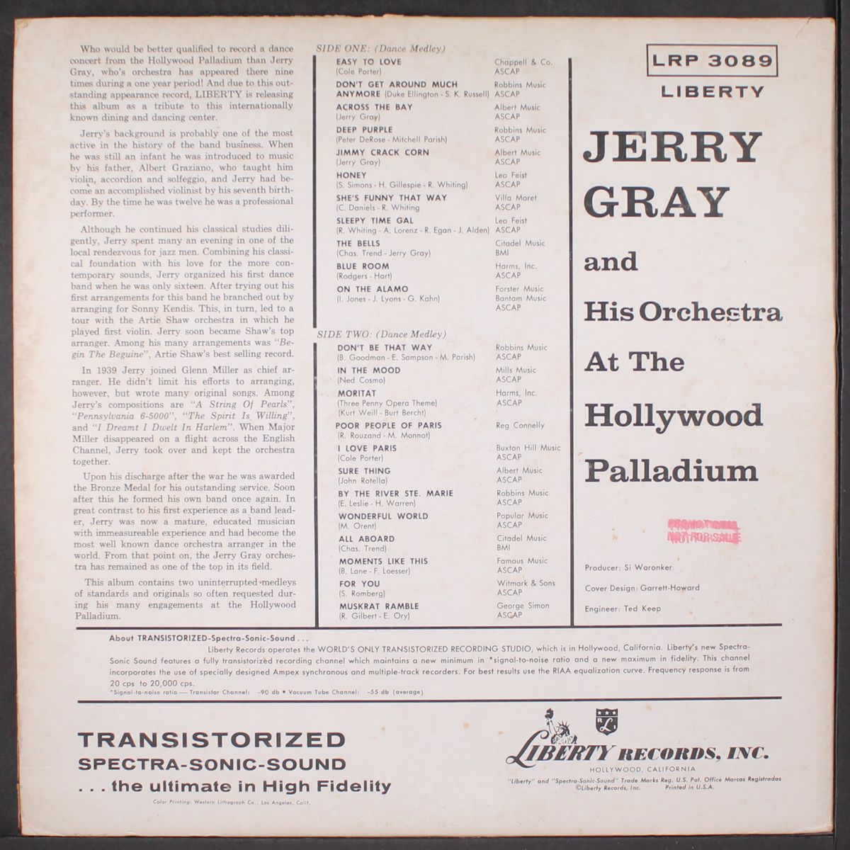 at the hollywood palladium by JERRY GRAY