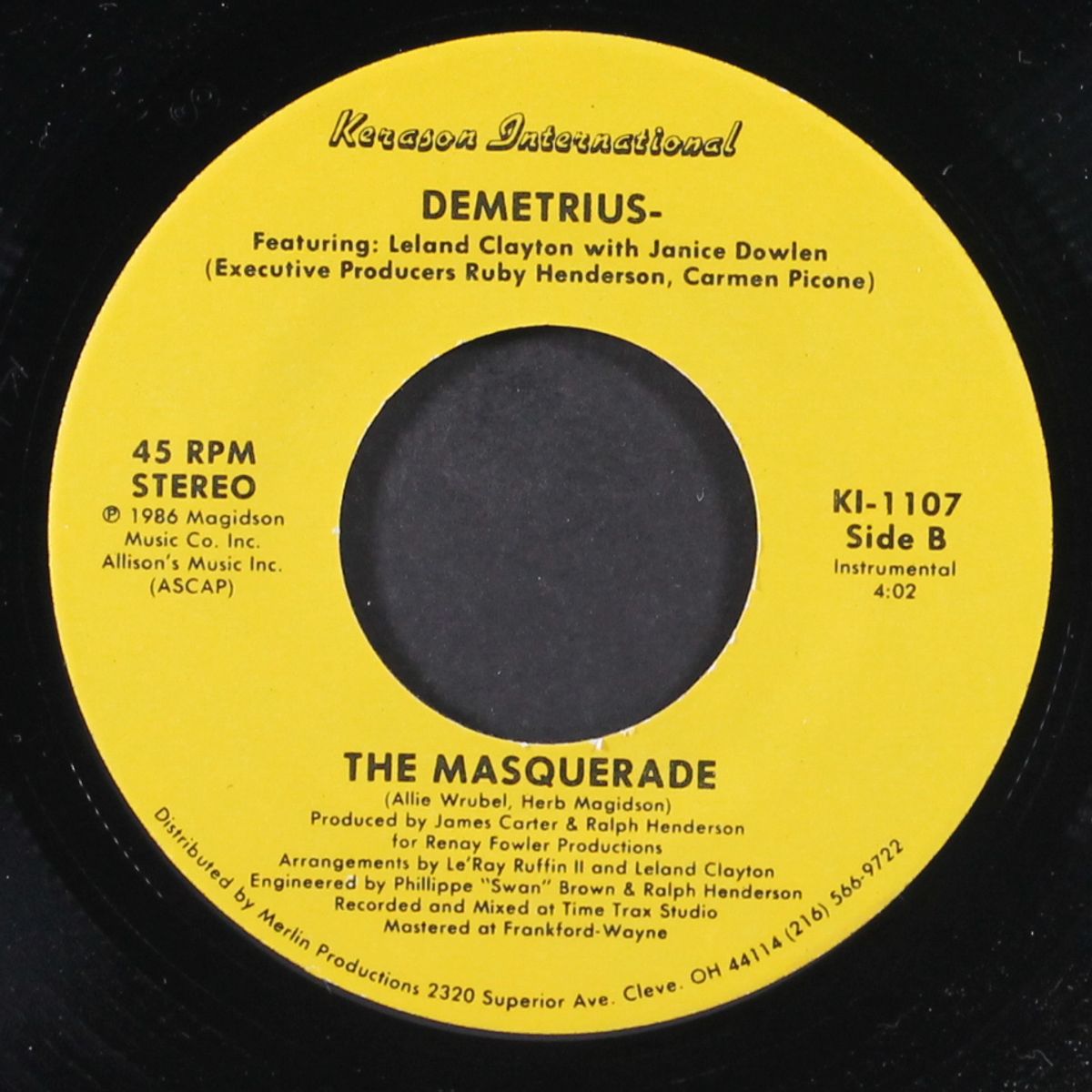 the masquerade / instrumental by DEMETRIUS