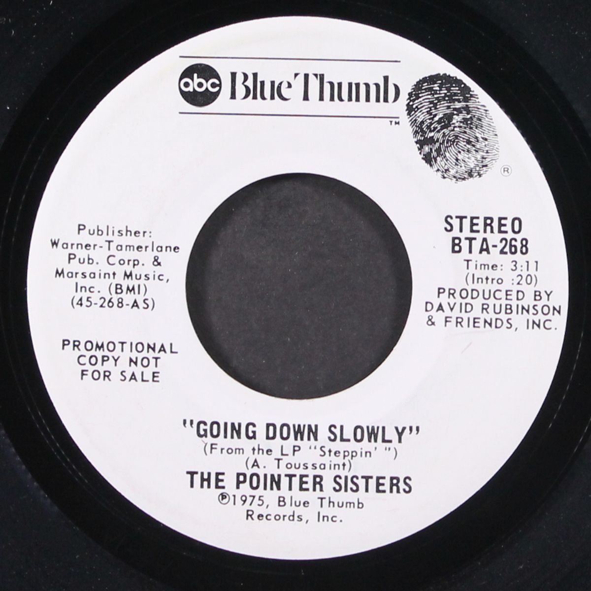 going down slowly / mono by POINTER SISTERS