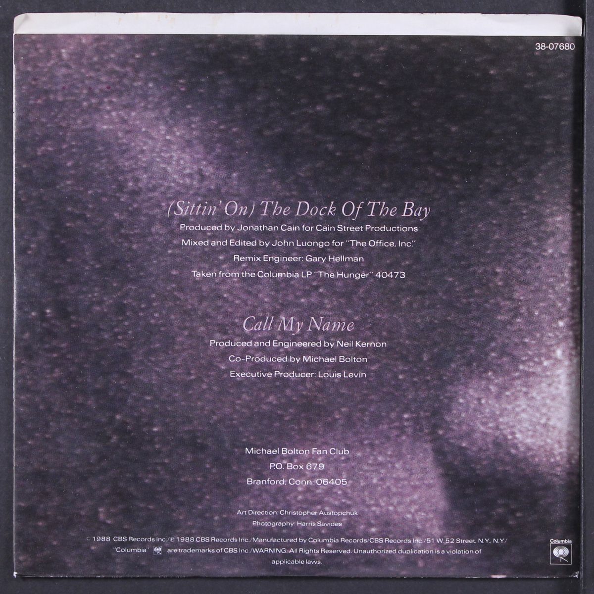 (sittin' on) the dock of the bay by MICHAEL BOLTON