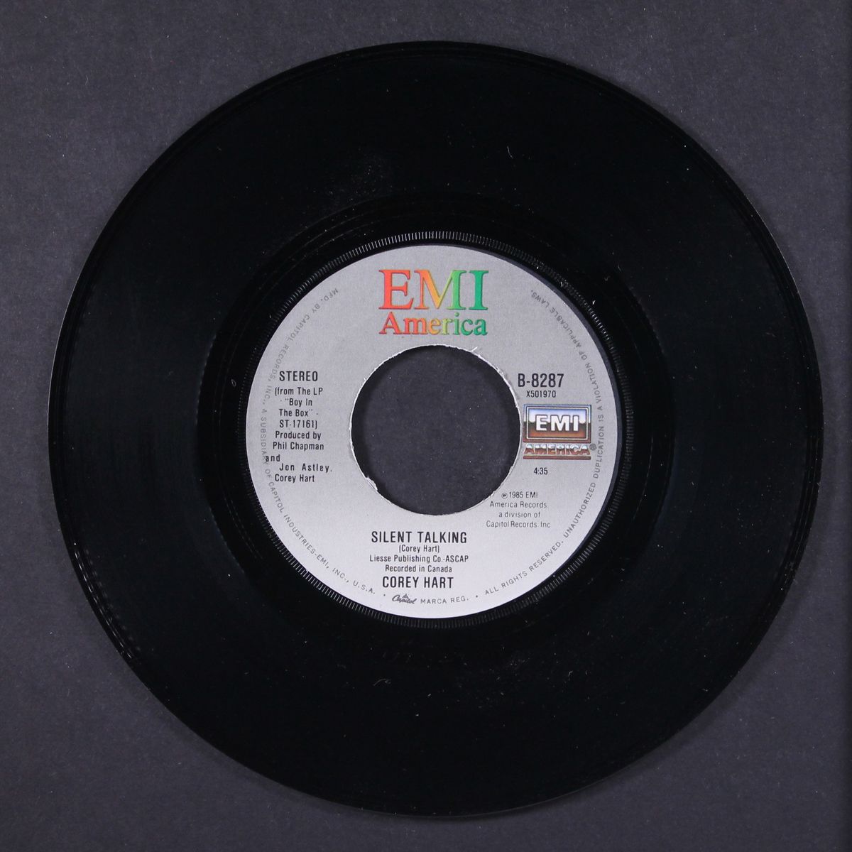 boy in the box / silent talking by COREY HART
