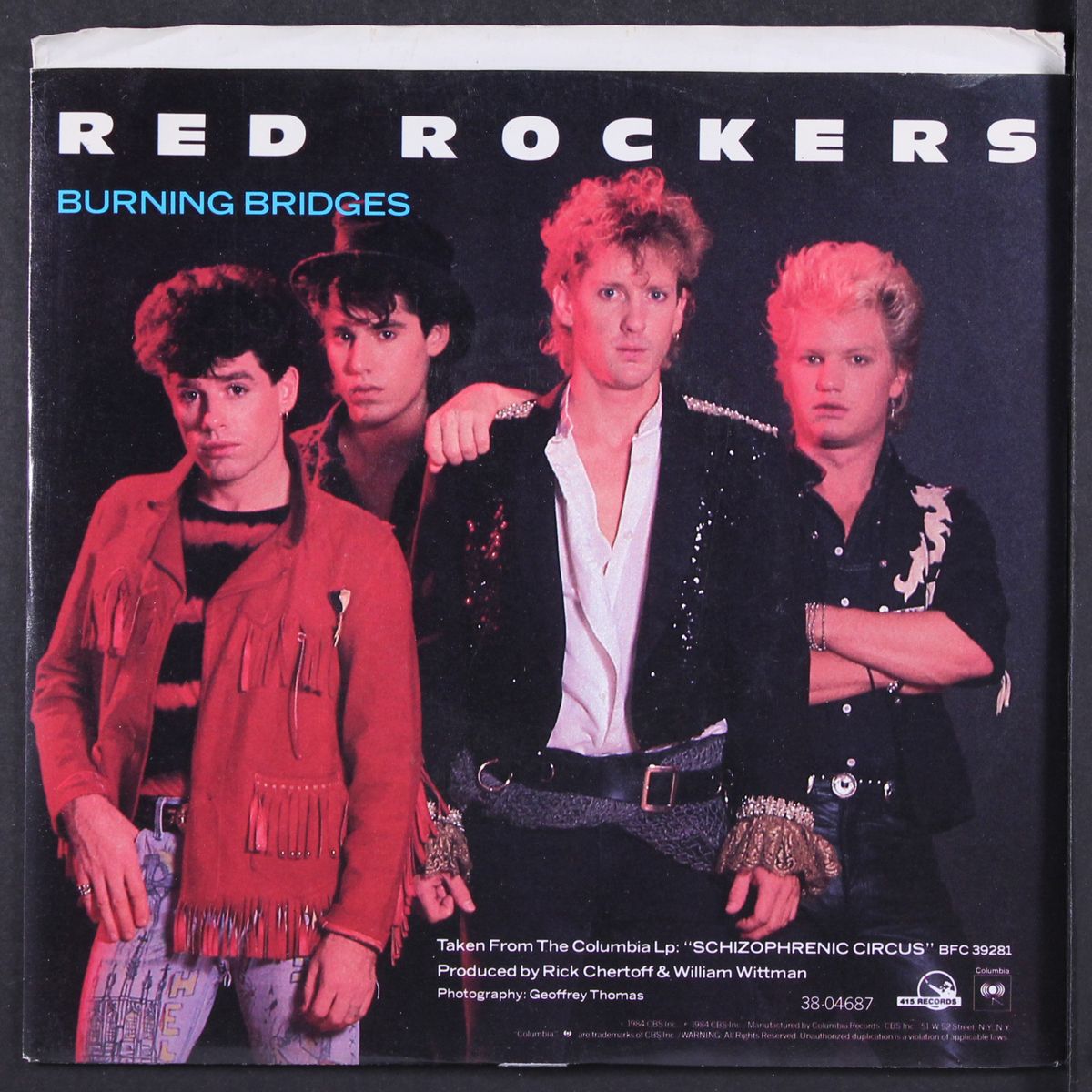 blood from a stone / burning bridges by RED ROCKERS
