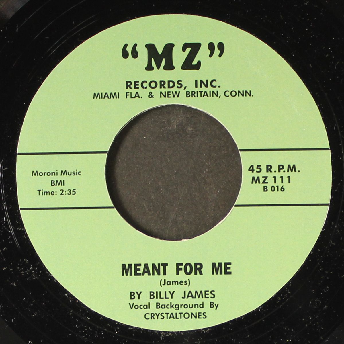 meant for me / it's the twist by BILLY JAMES