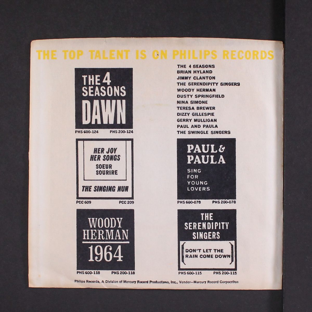rag doll / silence is golden by FOUR SEASONS