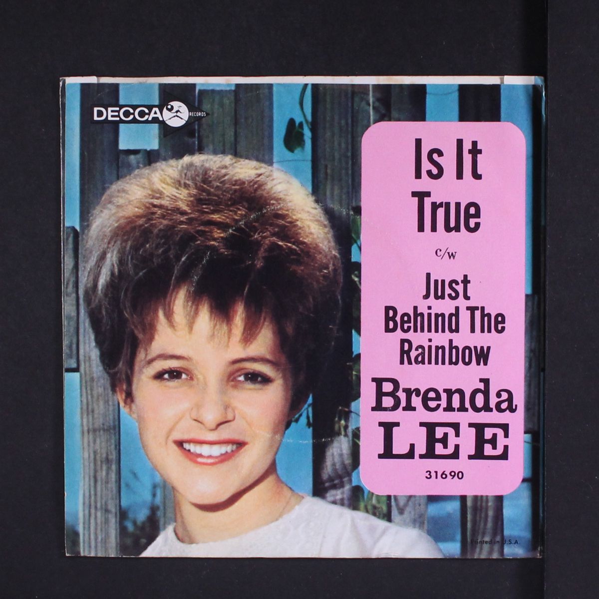 is it true / just behind the rainbow by BRENDA LEE