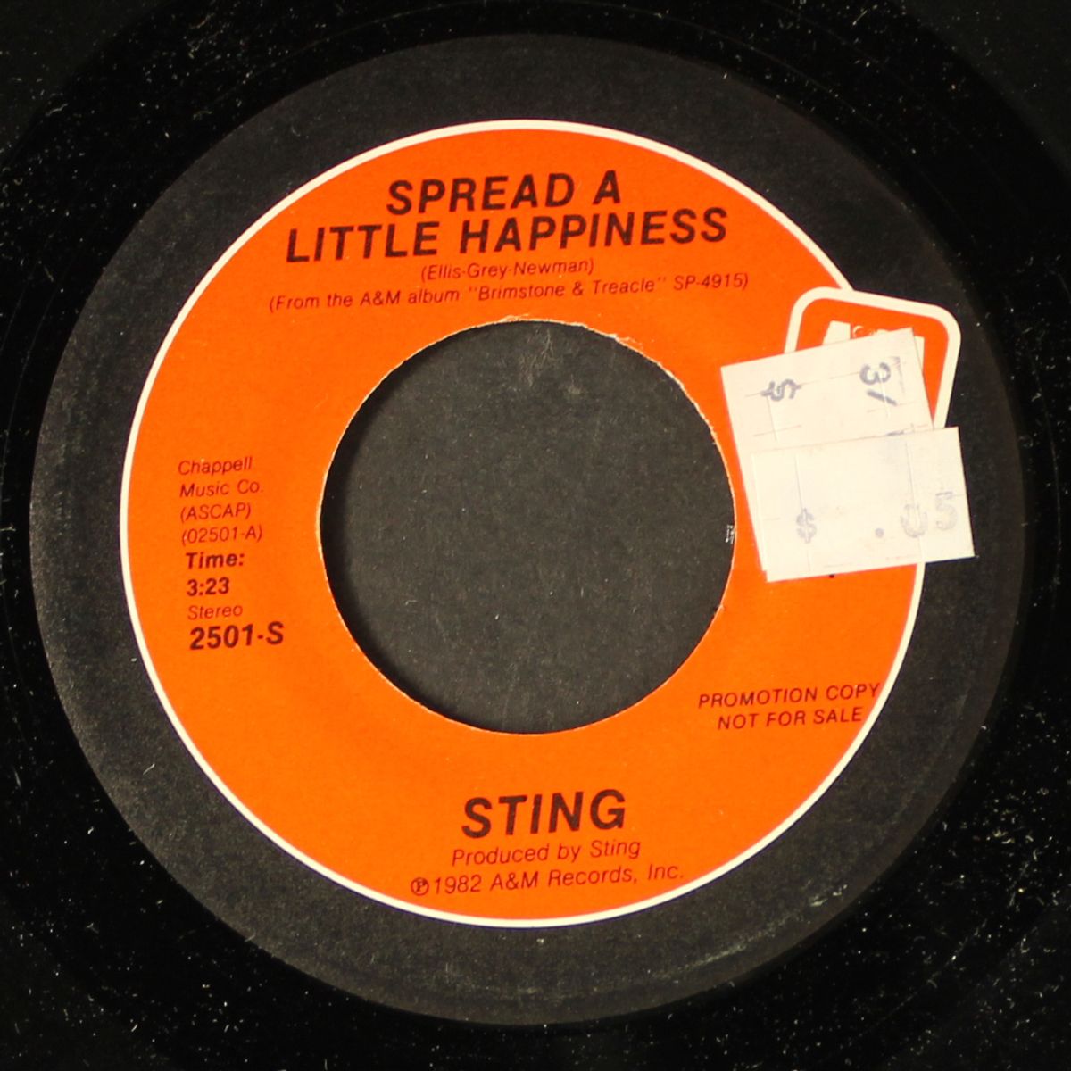 spread a little happiness by STING