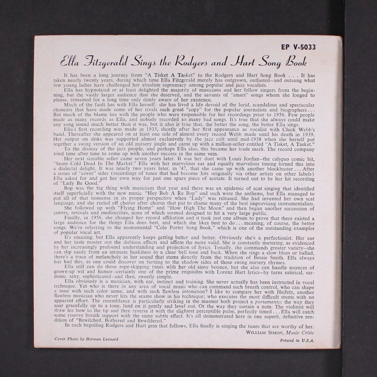 sings the rodgers & hart songbook by ELLA FITZGERALD