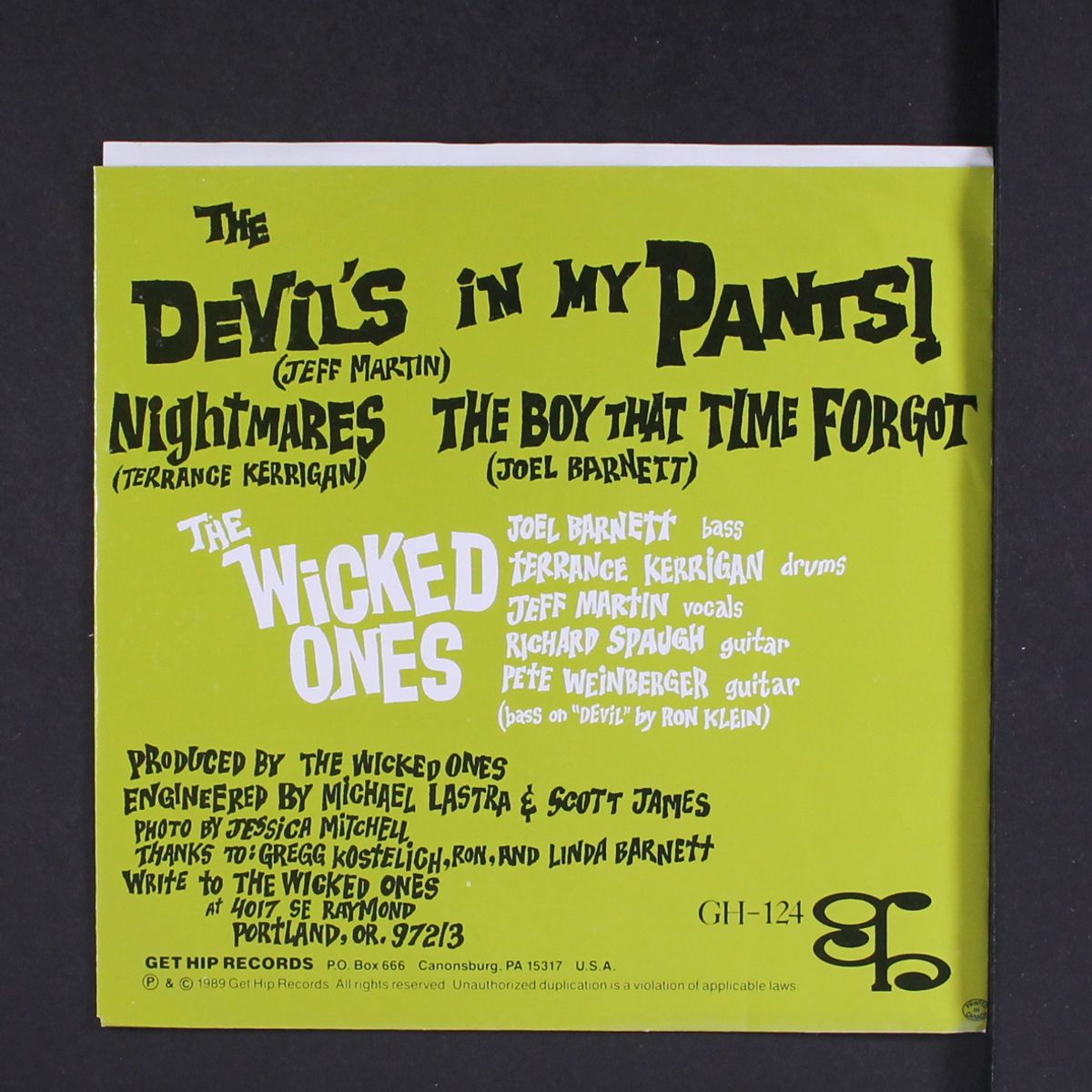the devil's in my pants by WICKED ONES