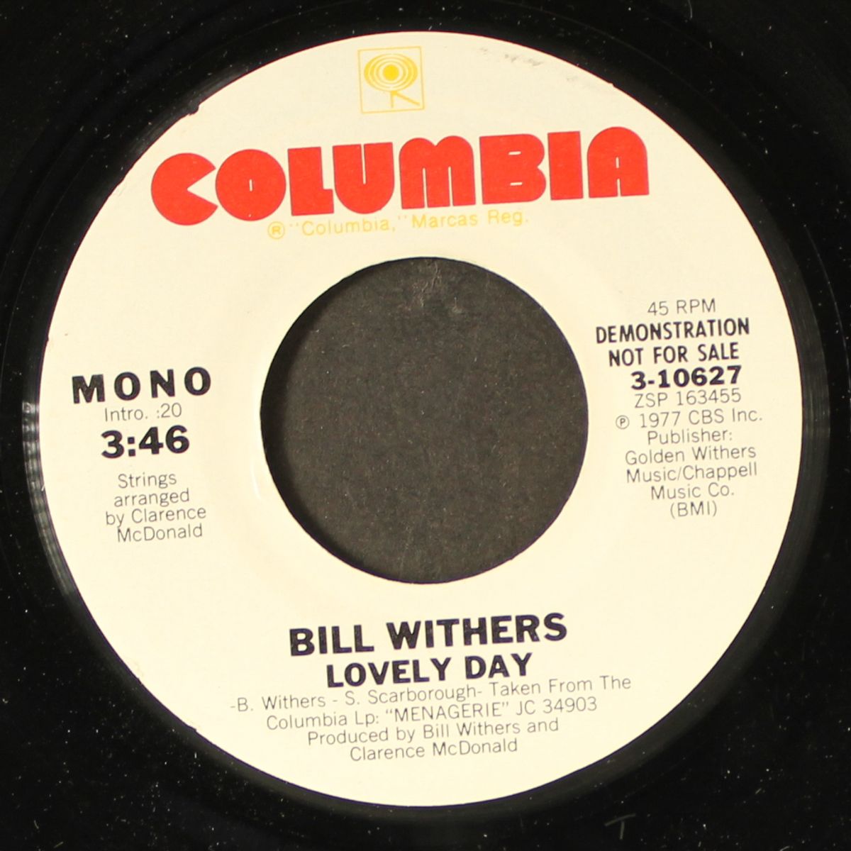 lovely day / mono by BILL WITHERS