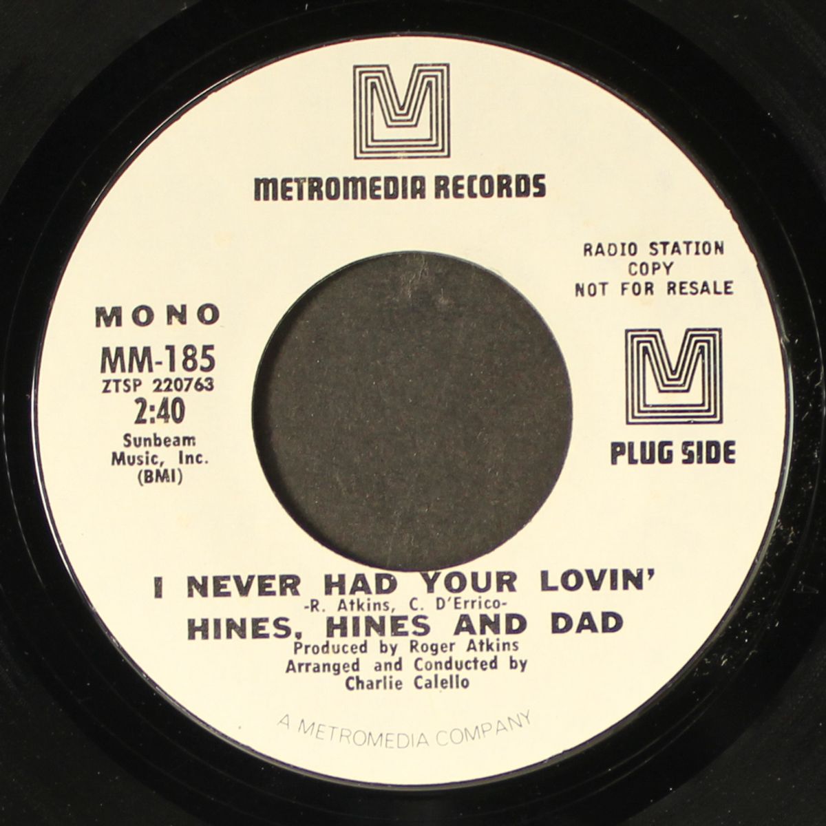 i never had your lovin' by HINES, HINES & DAD