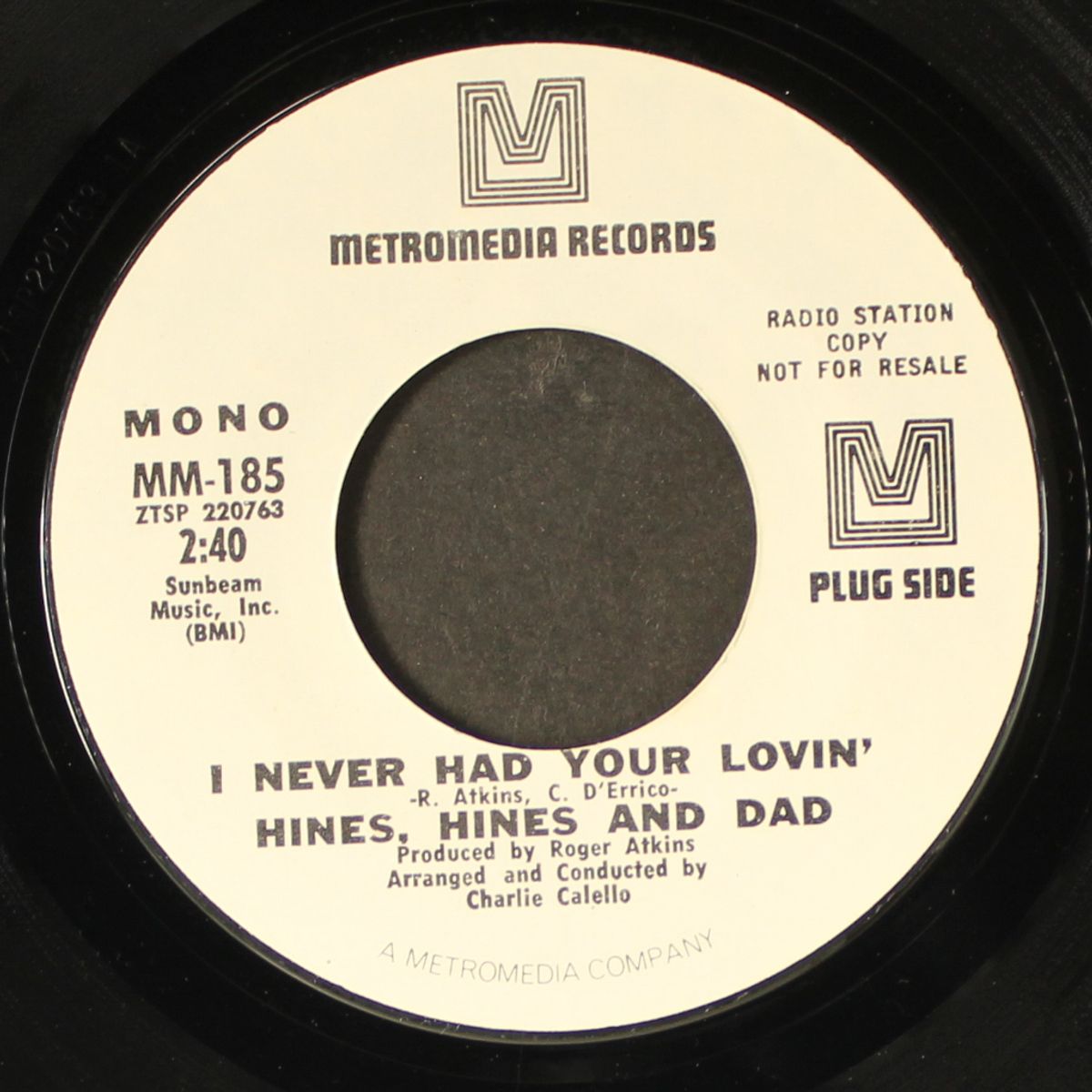i never had your lovin' by HINES, HINES & DAD