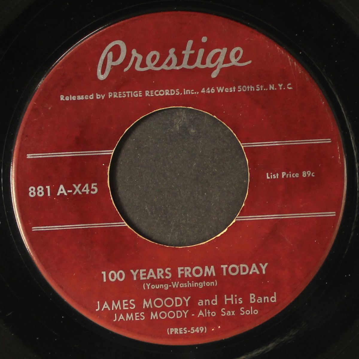 100 years from today by JAMES MOODY