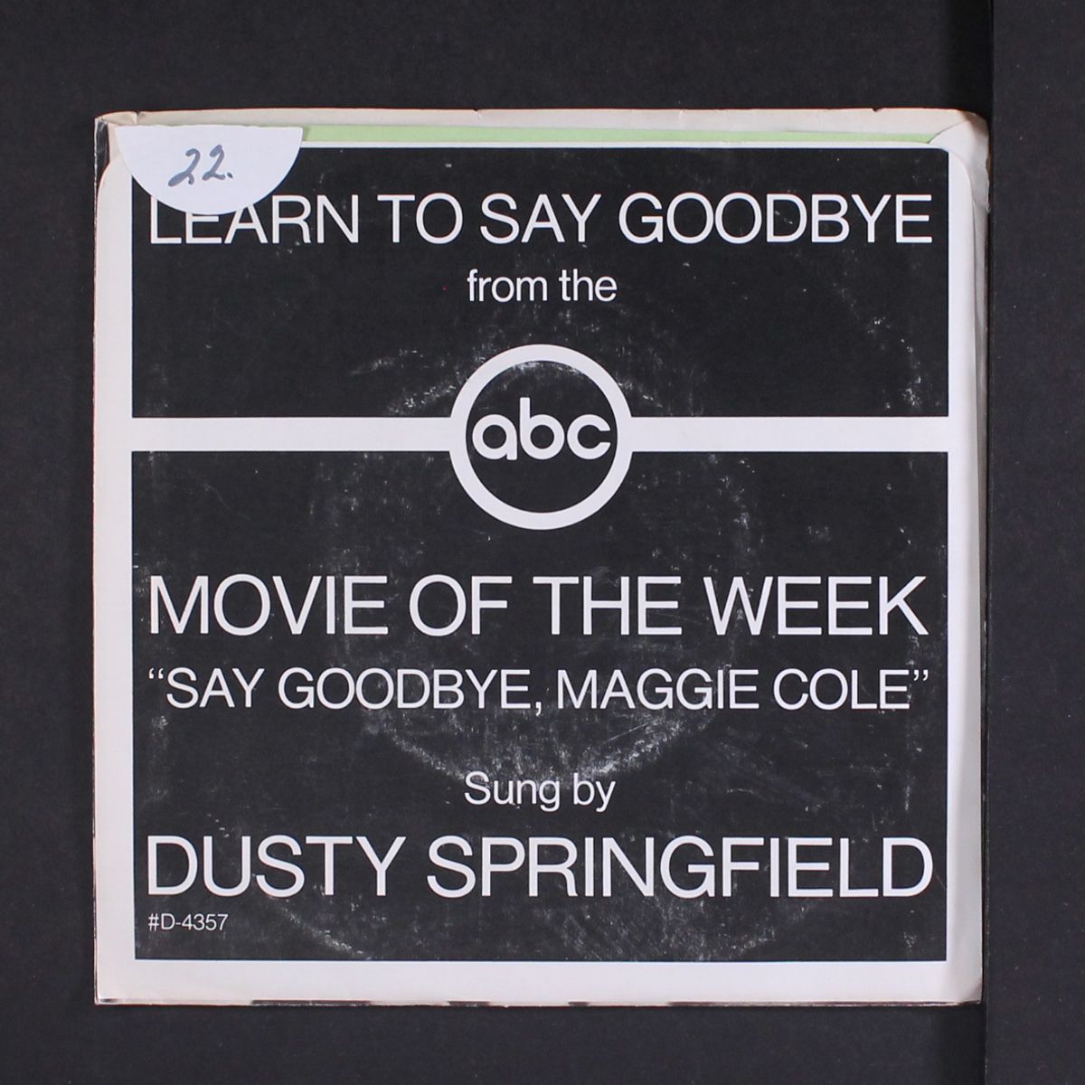 learn to say goodbye by DUSTY SPRINGFIELD