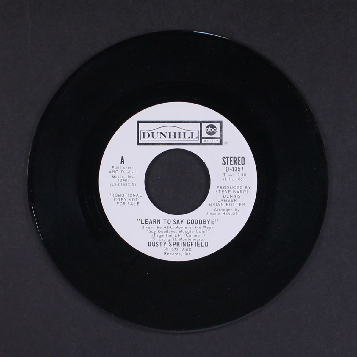 learn to say goodbye by DUSTY SPRINGFIELD