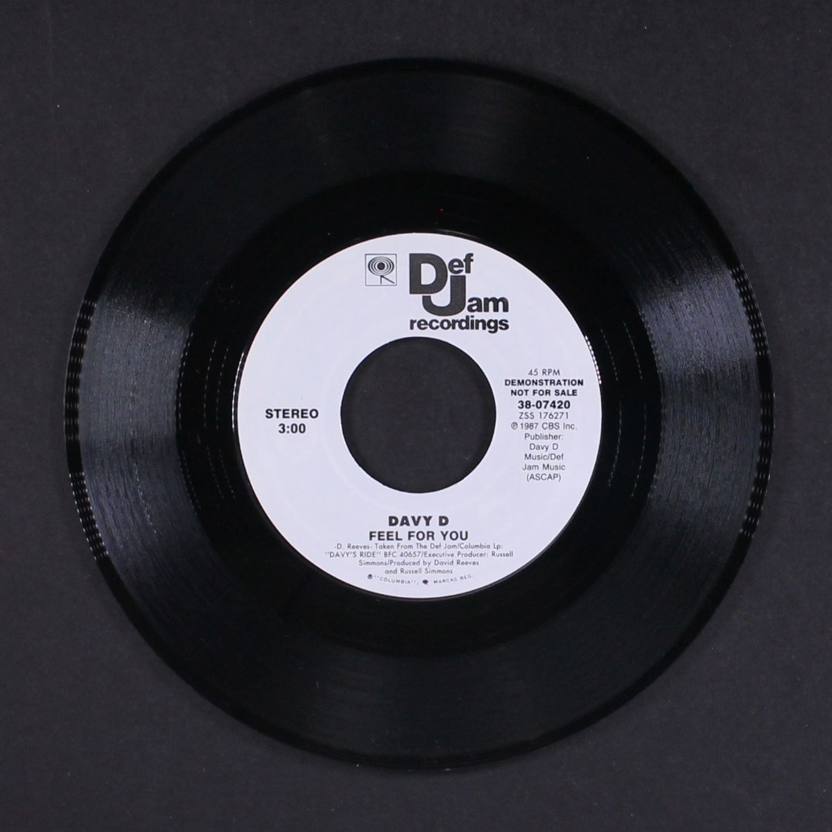 feel for you / same by DAVY D.