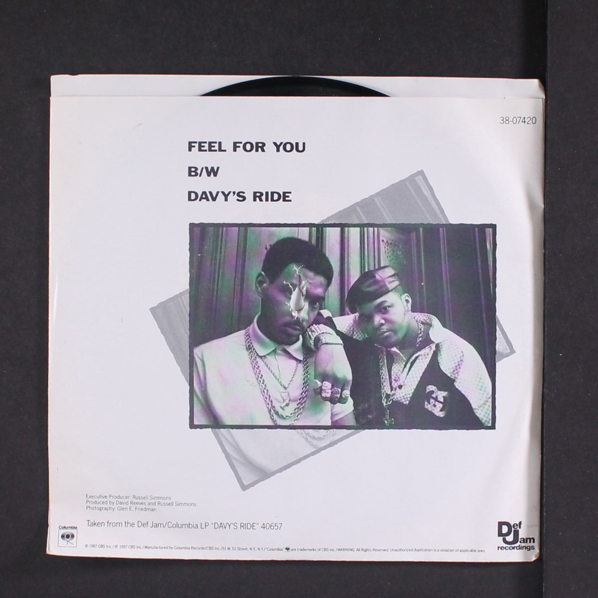 feel for you / same by DAVY D.