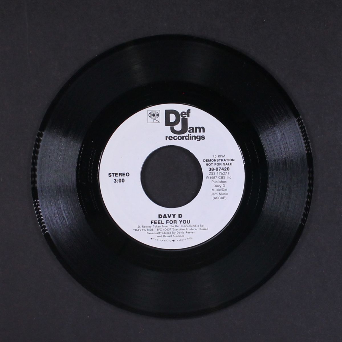 feel for you / same by DAVY D.