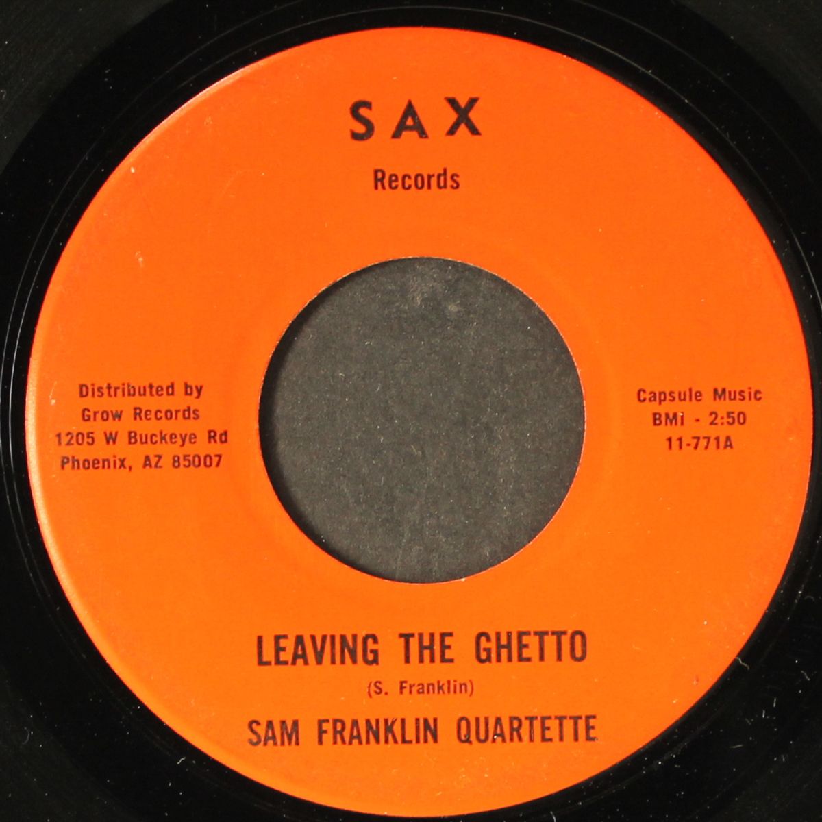 leaving the ghetto / la wanda by SAM FRANKLIN QUARTETTE
