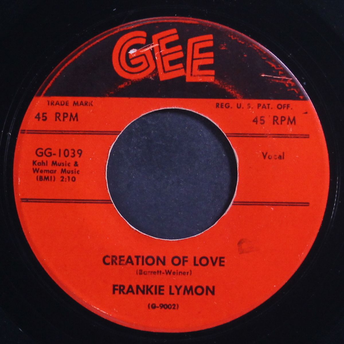 creation of love / goody goody by FRANKIE LYMON & TEENAGERS