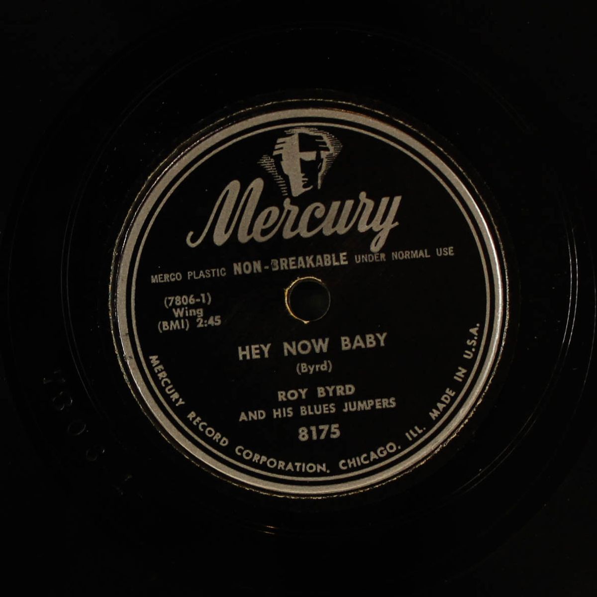 bald head / hey now baby by ROY BYRD