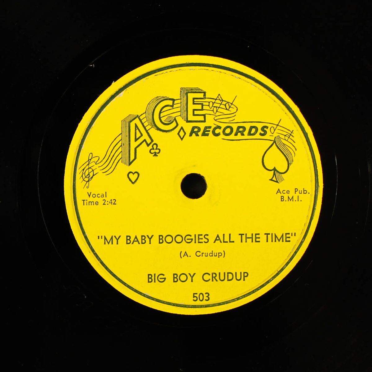 my baby boogies all the time / i wonder by BIG BOY CRUDUP