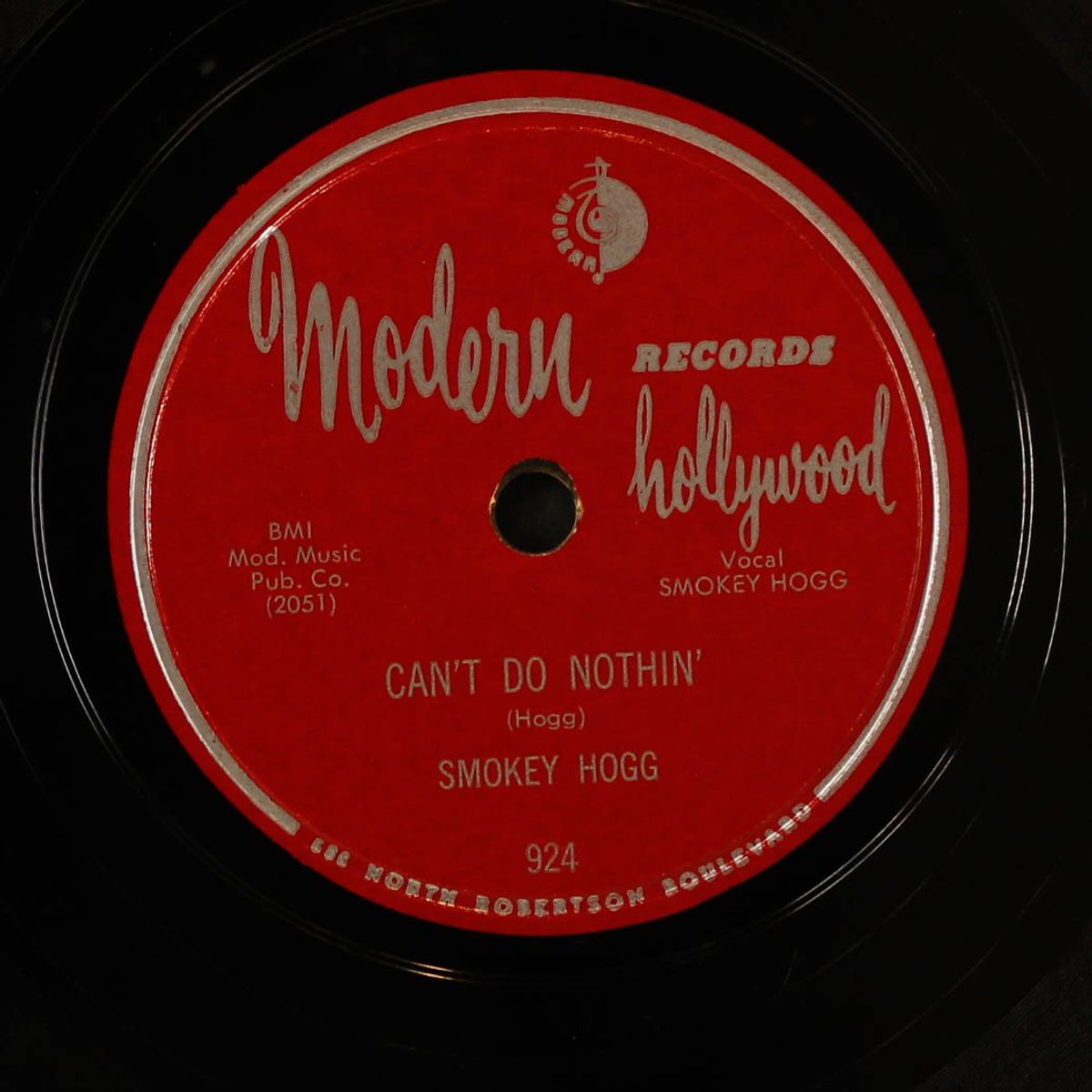 can't do nothin' / i just can't help it by SMOKEY HOGG