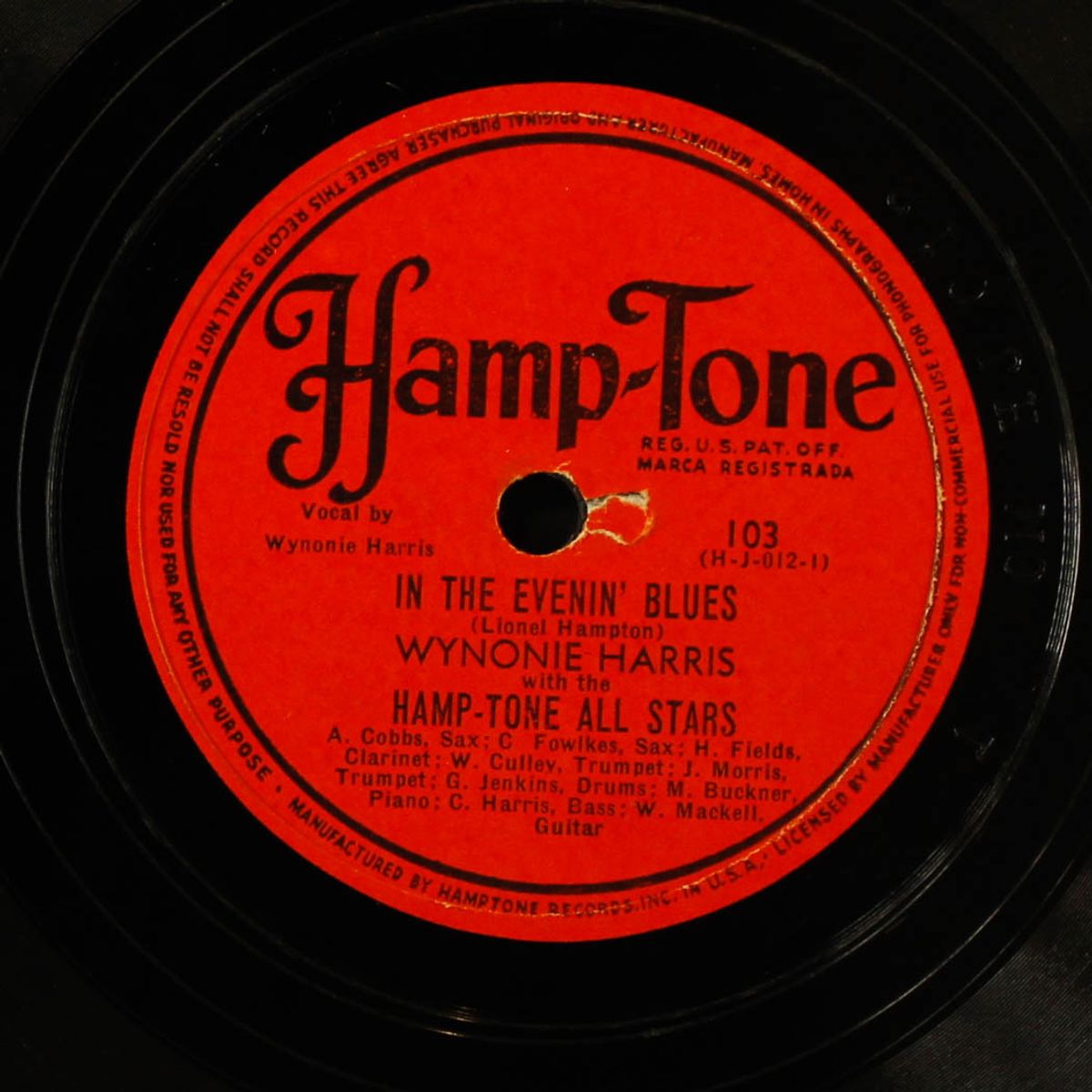 good morning corinne / in the evening blues by WYNONIE HARRIS