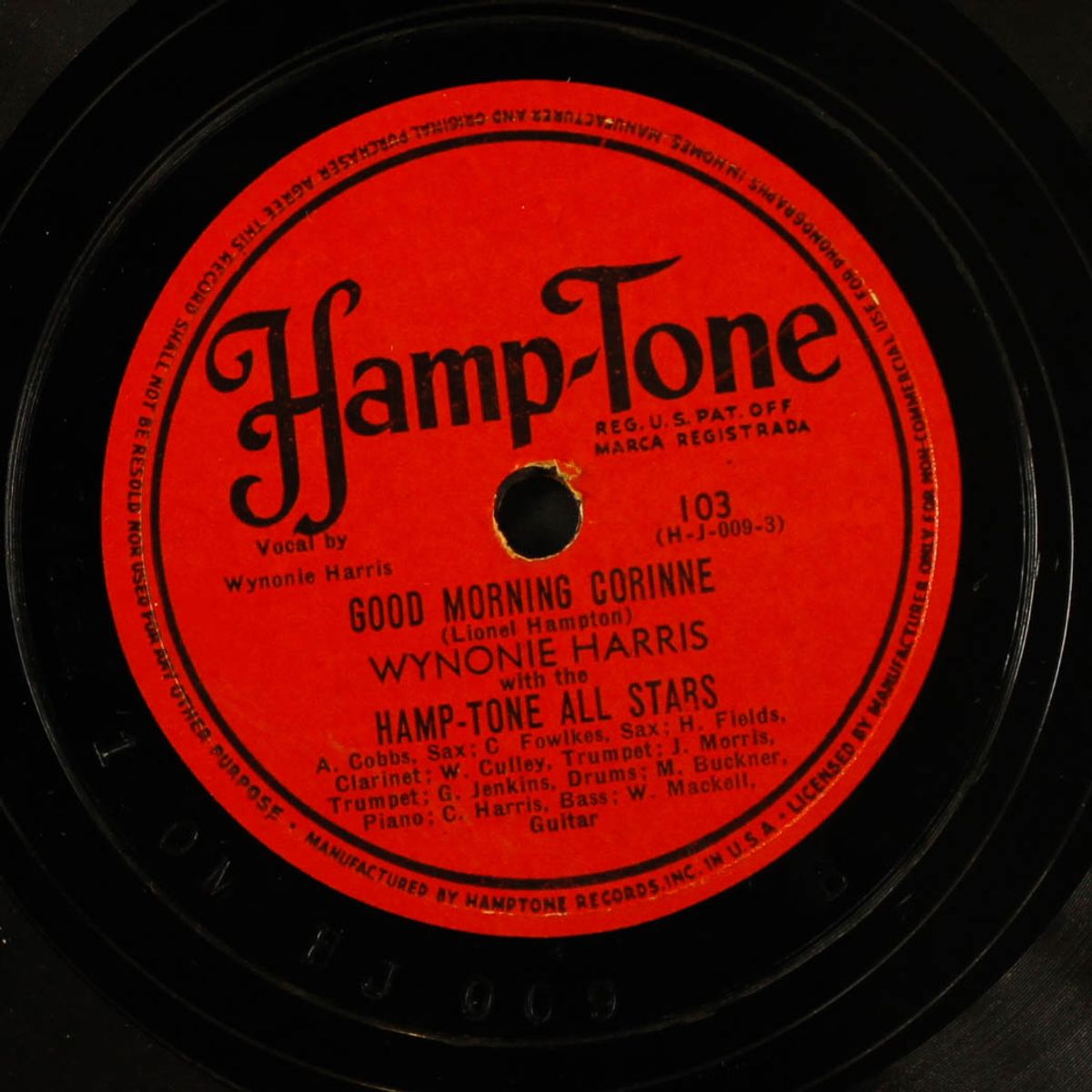 good morning corinne / in the evening blues by WYNONIE HARRIS