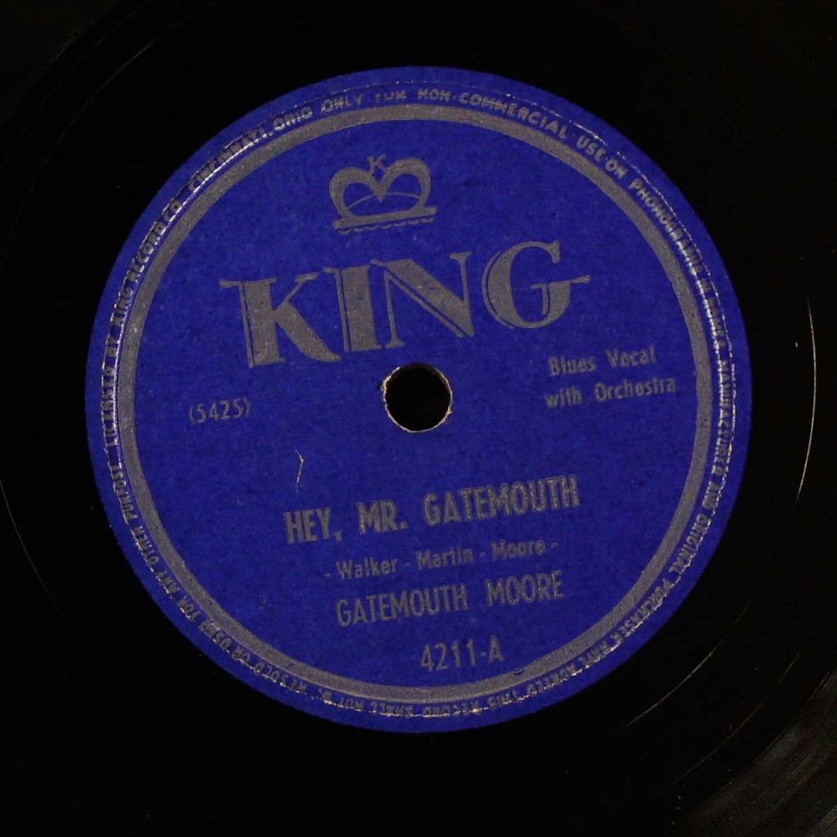 hey, mr. gatemouth / don't you know i love you baby by GATEMOUTH MOORE