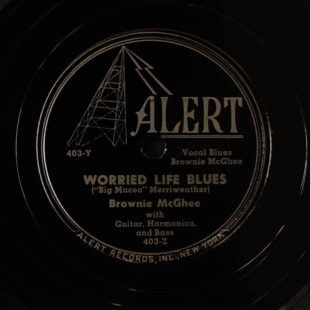 worried life blues / brownie's guitar boogie by BROWNIE MCGHEE