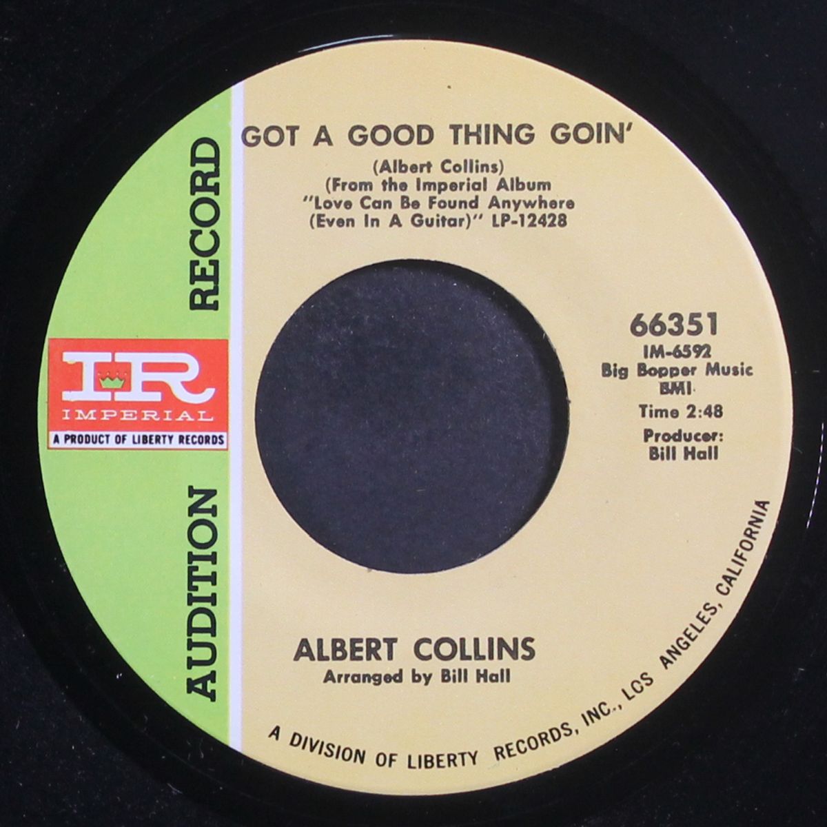 ain't got time / got a good thing goin' by ALBERT COLLINS