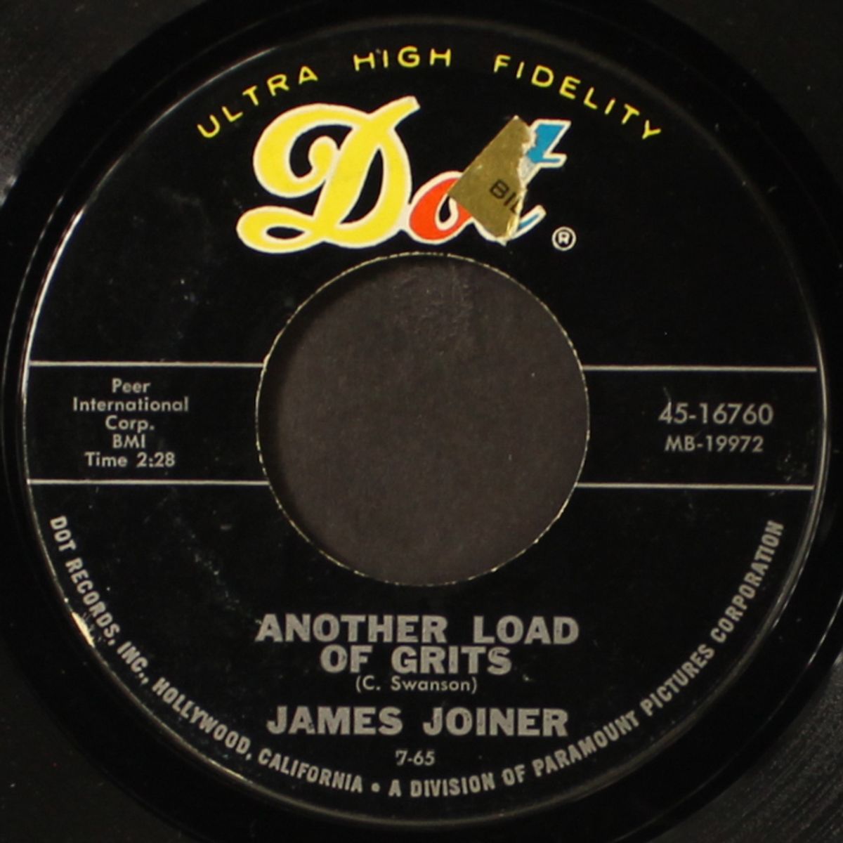 another load of grits / shadows of doubt by JAMES JOINER