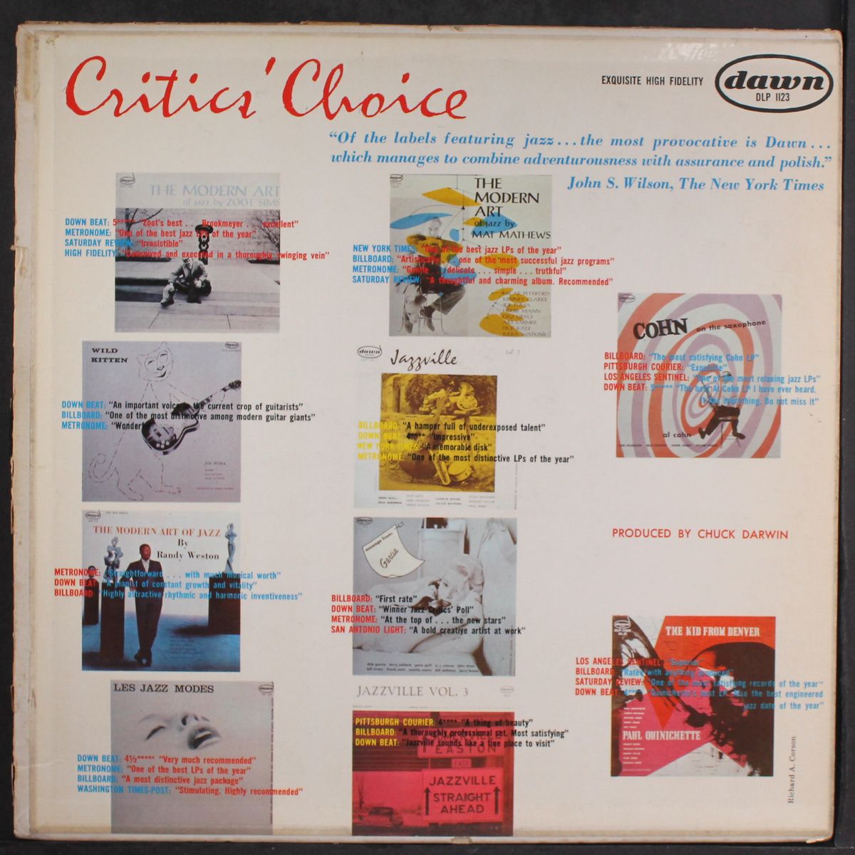 critic's choice by VARIOUS