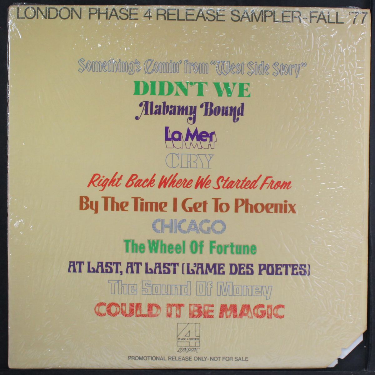 sampler - fall '77 by VARIOUS