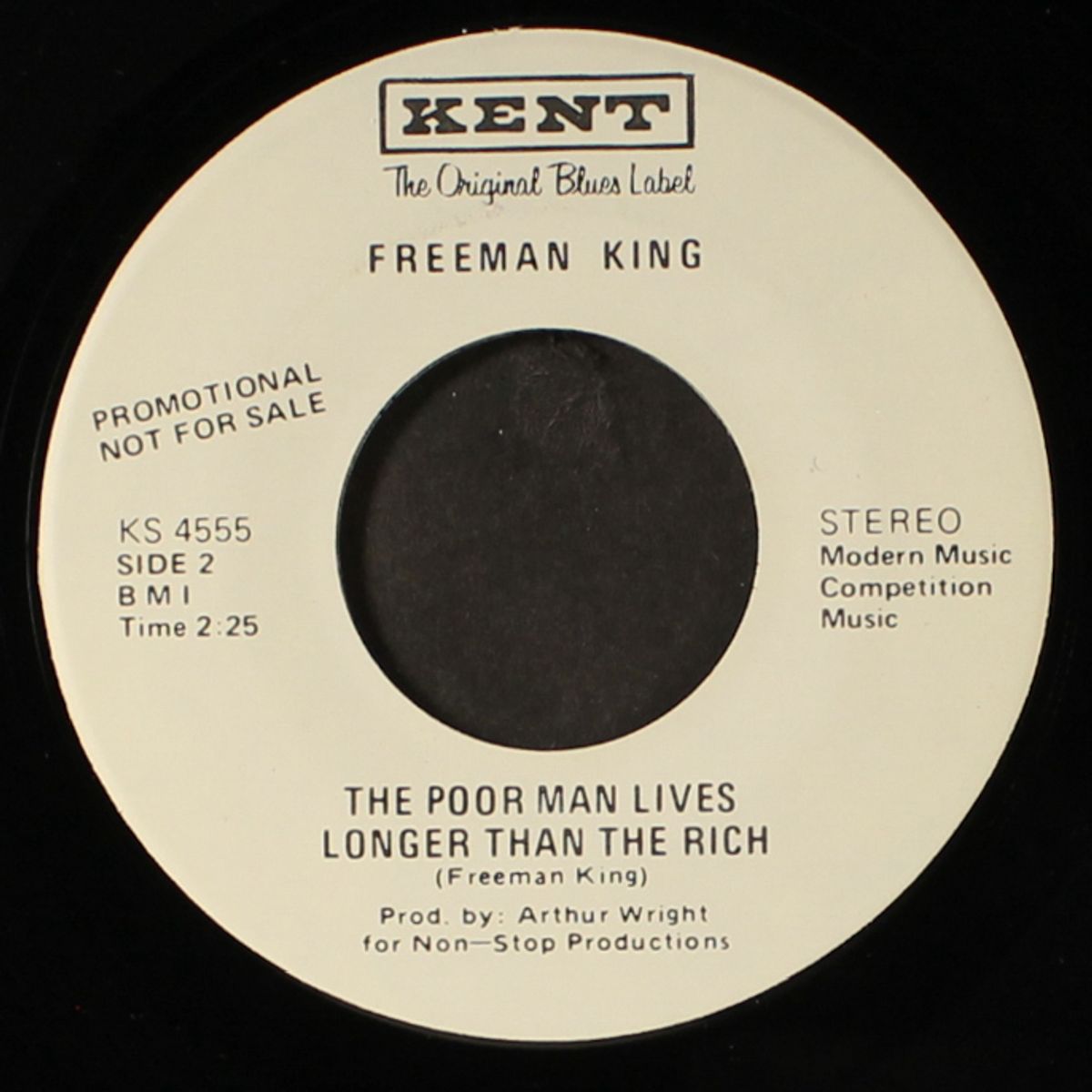the poor man lives longer / georgia woman by FREEMAN KING