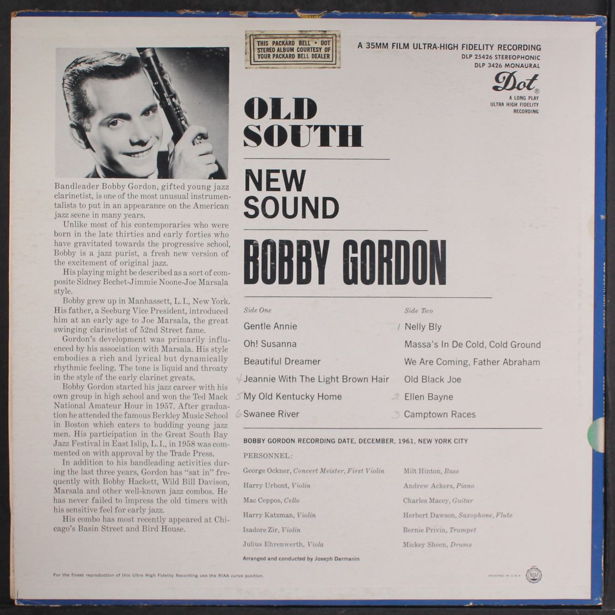 old south new sound by BOBBY GORDON