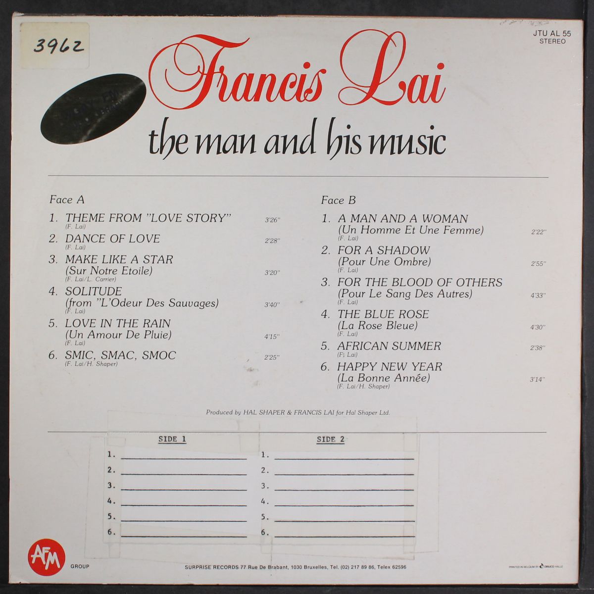 the man & his music by FRANCIS LAI