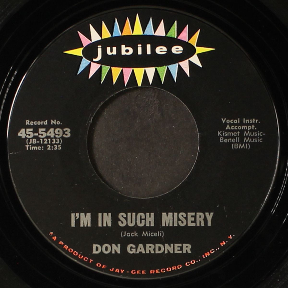little girl blue / i'm in such misery by DON GARDNER