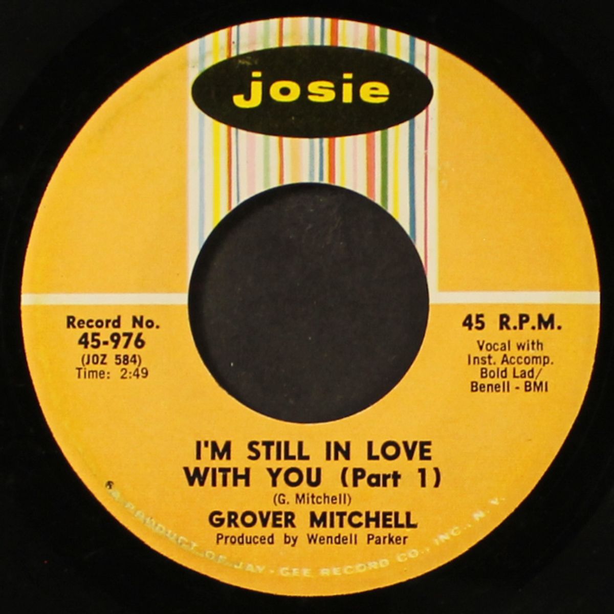 i'm still in love with you / part 2 by GROVER MITCHELL