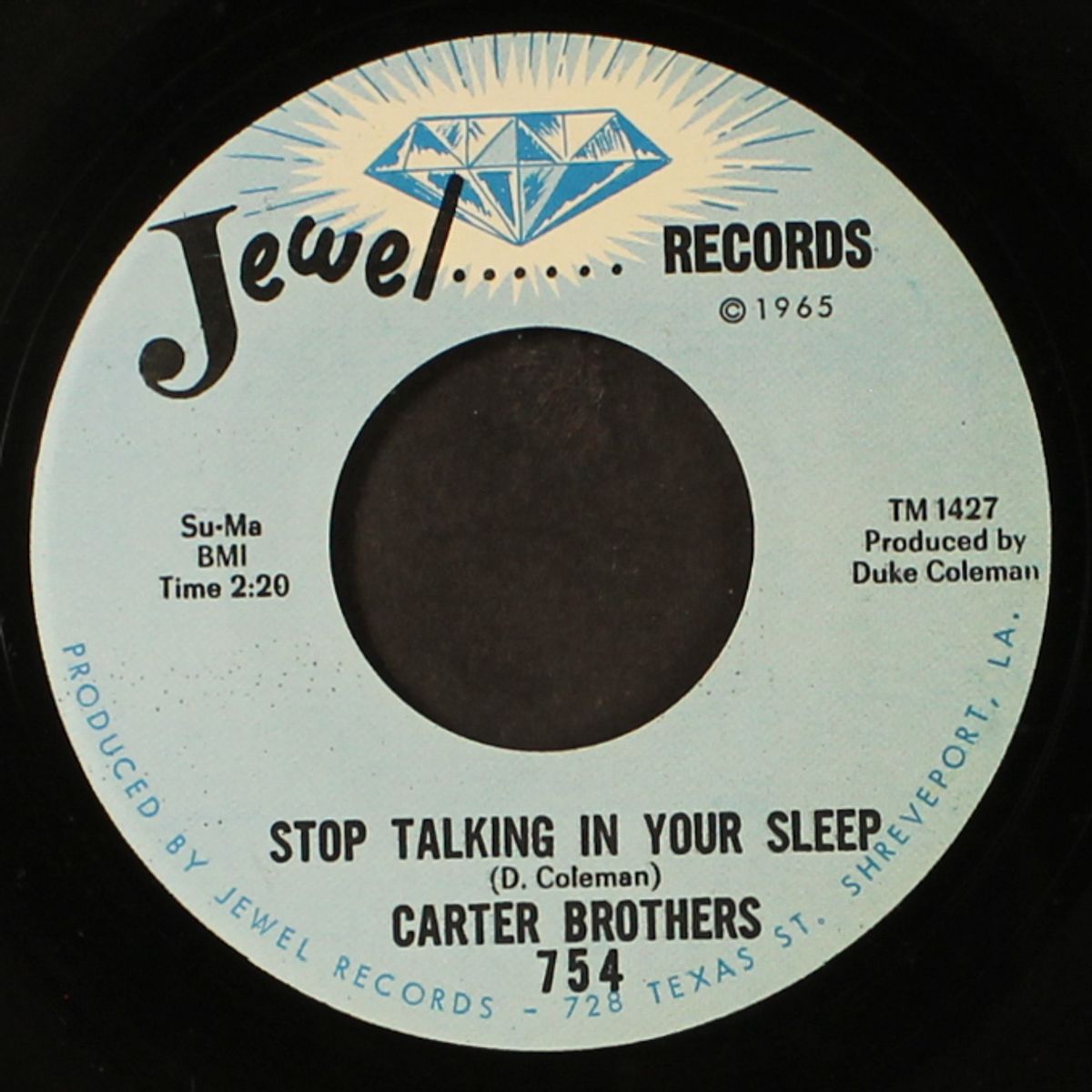 booze in the bottle / stop talking in your sleep by CARTER BROTHERS